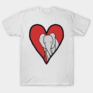 My Valentines Elephant T-Shirt